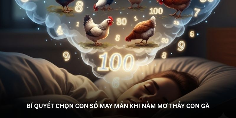 Bí quyết chọn con số may mắn khi nằm mơ thấy con gà