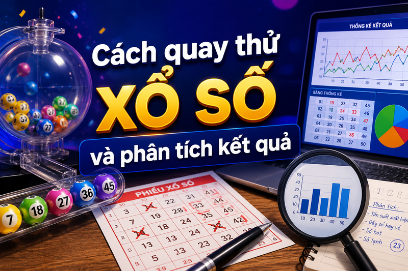 Cách quay thử xổ số và phân tích kết quả chính xác, nhanh chóng